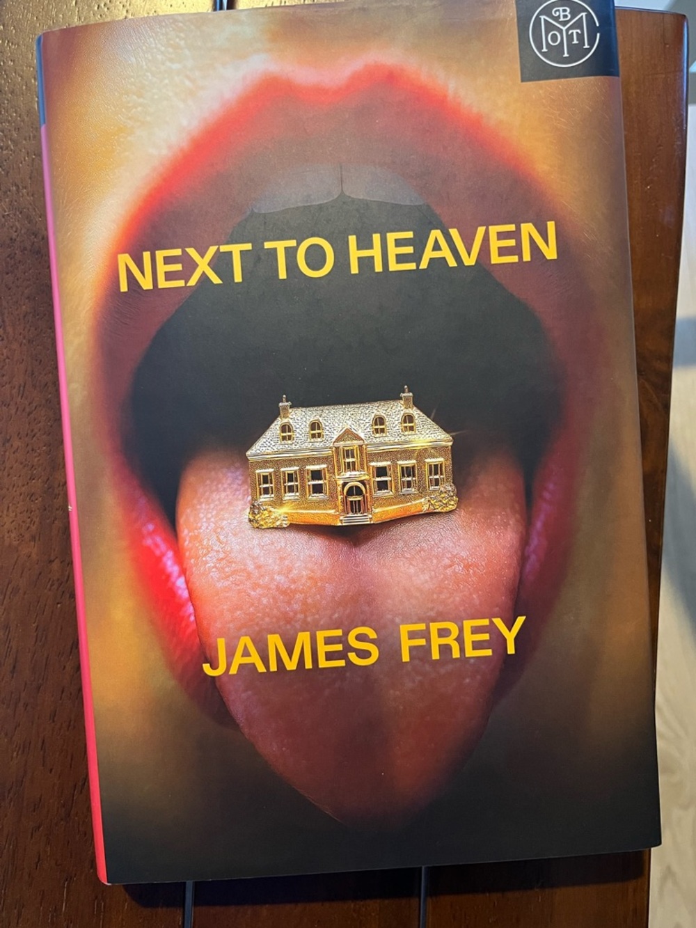 Next to Heaven Hardcover Book - Red Accent
